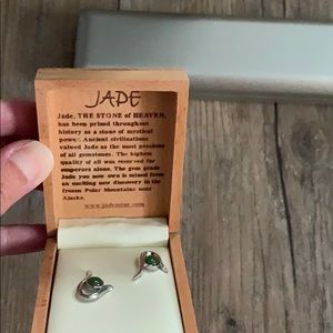 Jade Earrings w/ box